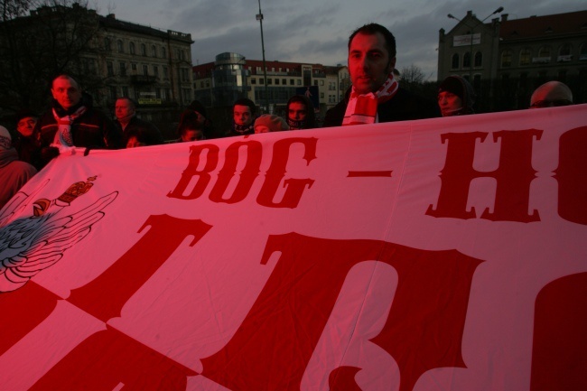 Pomnik "Iwanów" świadkiem manifestacji