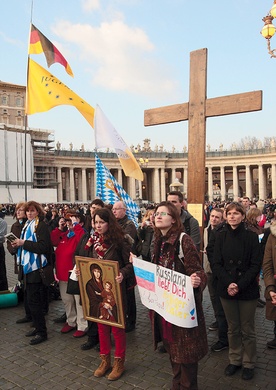 Ostatnie chwile pontyfikatu Benedykta XVi zjednoczyły ludzi wokół Chrystusa w Jego Kościele