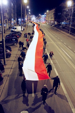 Szczecinianie oddali hołd żołnierzom wyklętym, maszerując, 1 bm. ulicami miasta. Obchody Dnia Pamięci Żołnierzy Wyklętych odbyły się w całej Polsce