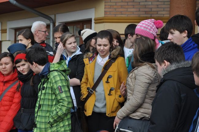 Rekolekcje usteckiego gimnazjum w Koszalinie