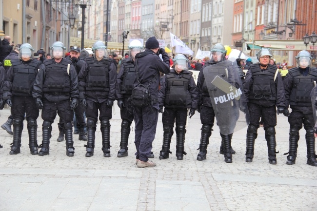 Manifestacje w Gdańsku