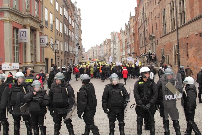 Manifestacje w Gdańsku