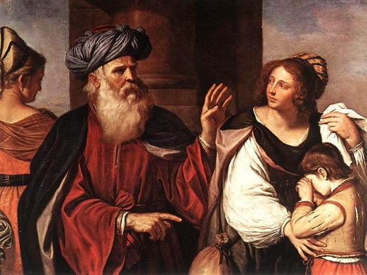 Abraham wypędza Hagar i Ismaela