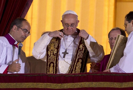 Papież Franciszek w Loży Błogosławieństw
