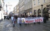 Manifestowali w obronie rodziny