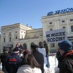 Manifestowali w obronie rodziny