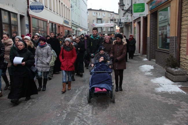 Droga Krzyżowa ulicami Kluczborka