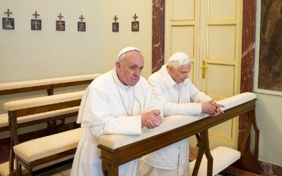 Papież Franciszek i Benedykt XVI