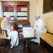 Spotkanie papieża Franciszka i Benedykta XVI