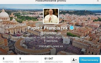 Nowe tweety Franciszka