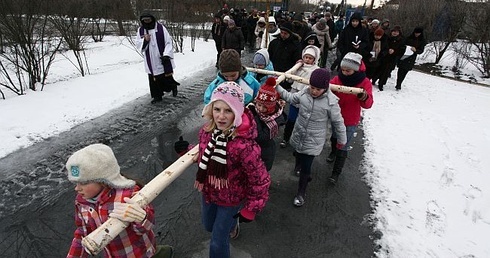 Droga Krzyżowa na hałdach