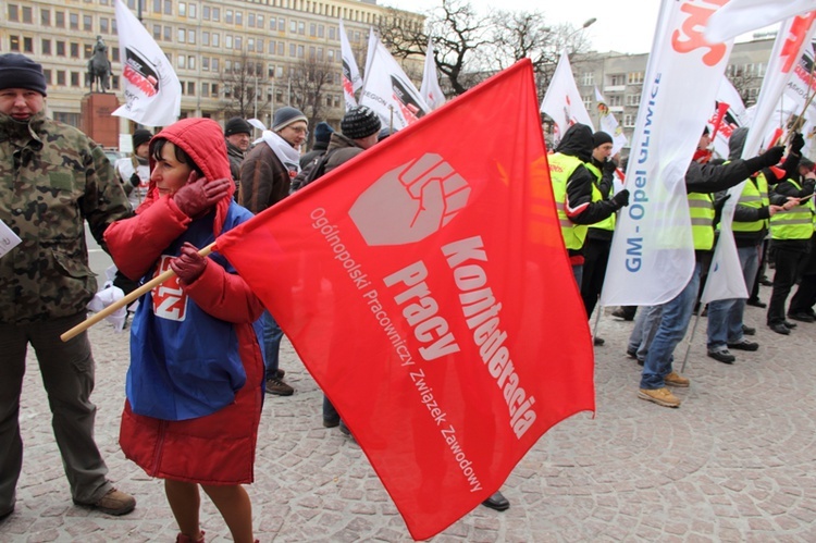 Strajk generalny i protesty na Śląsku – Katowice