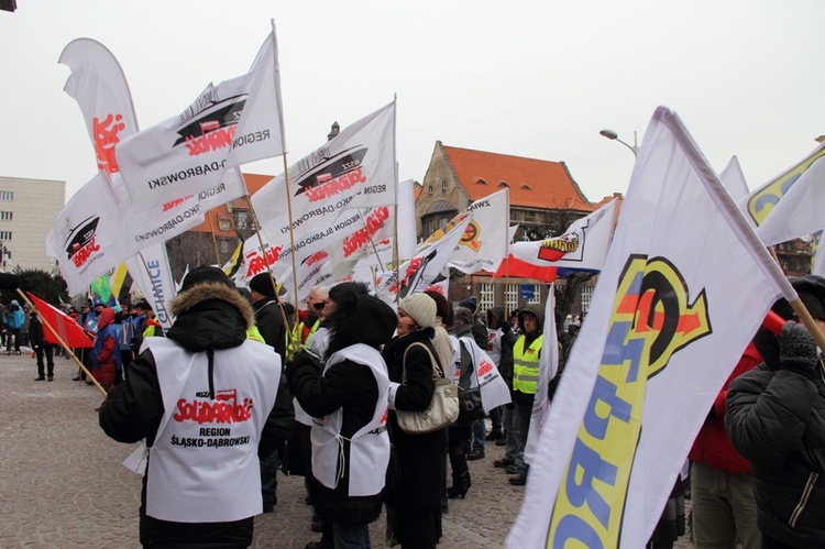 Strajk generalny i protesty na Śląsku – Katowice