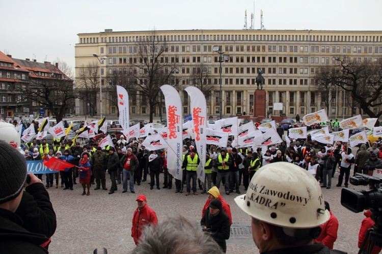 Strajk generalny i protesty na Śląsku – Katowice