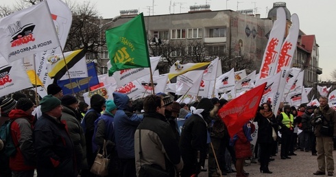 Strajk generalny i protesty na Śląsku – Katowice