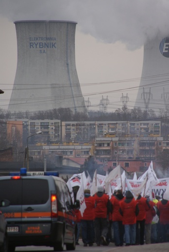 Strajk generalny i protesty na Śląsku – Rybnik