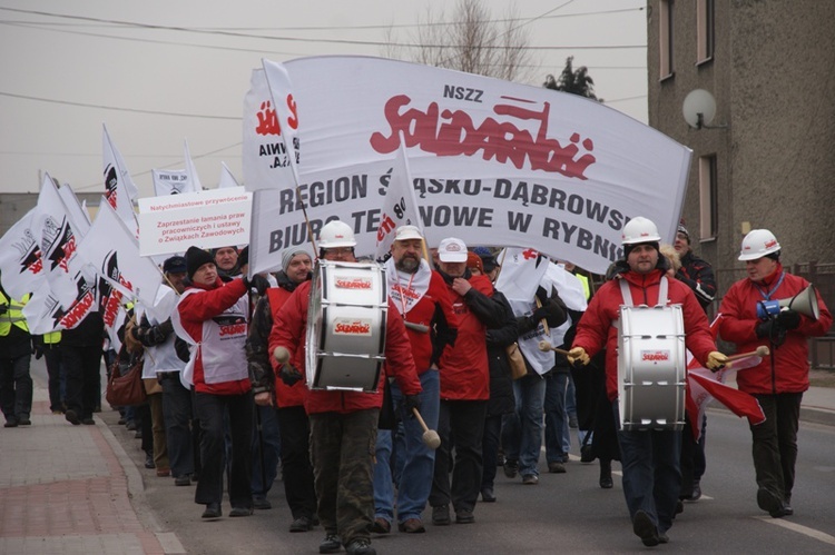 Strajk generalny i protesty na Śląsku – Rybnik