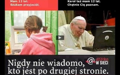 Jan Paweł II przedstawiony jako pedofil