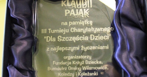 Piłkarze zagrali dla Klaudii