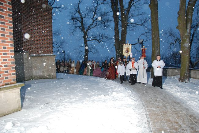 Śnieżny poranek zmartwychwstania 