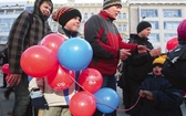 W marszu wzięło udział wiele rodzin z dziećmi. Przyjechały z całych Czech 