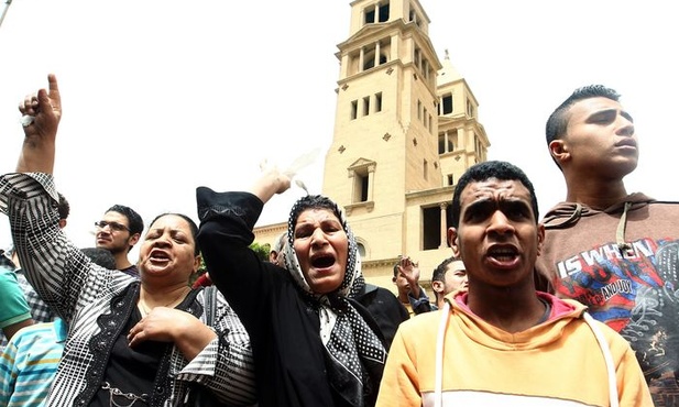 Zamieszki pod koptyjską katedrą