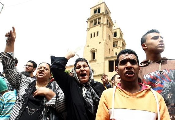 Zamieszki pod koptyjską katedrą