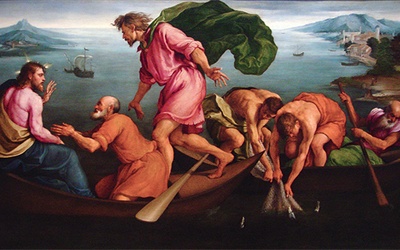 Jacopo da Ponte, zwany Bassano „Cudowny połów” olej na płótnie, 1545 Narodowa Galeria Sztuki, Waszyngton 