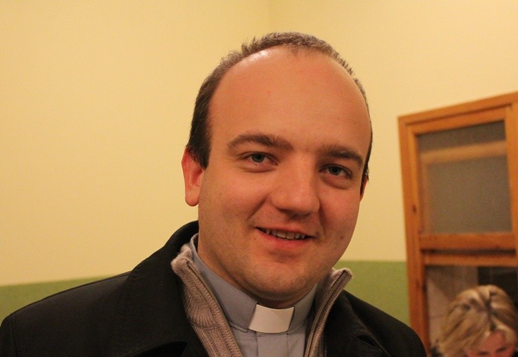 Ks. Tomasz Sroka - przewodnik grupy św. Faustyny