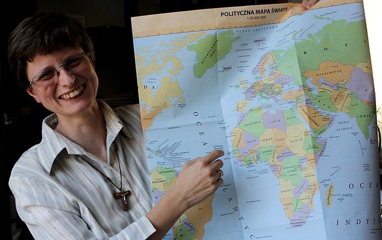 S. Izabela Pilorz - misjonarka w RŚA