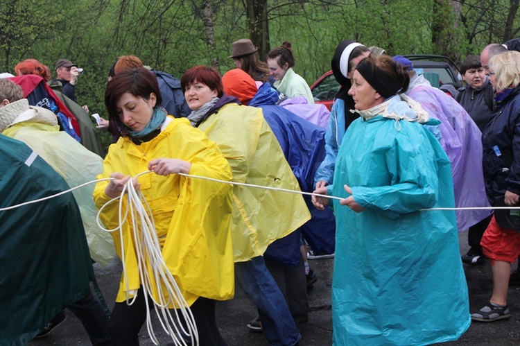 Deszczowa trasa drugiego dnia