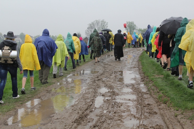 Deszczowa trasa drugiego dnia