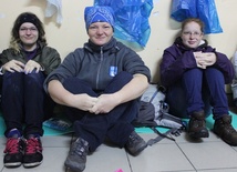 Edyta Oczko z córkami: Anią i Beatą