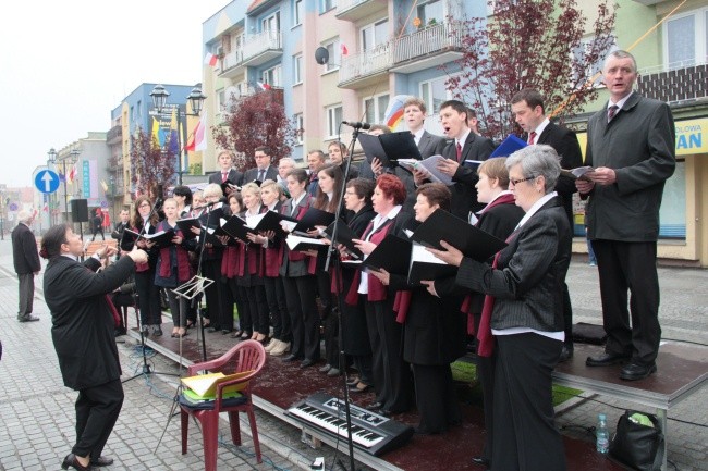 Odsłonięcie pomnika bł. Jana Pawła II