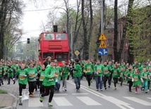 Mieszkańcy Żyrardowa uczili święto Konstytucji 3 Maja, biegnąc ulicami miasta
