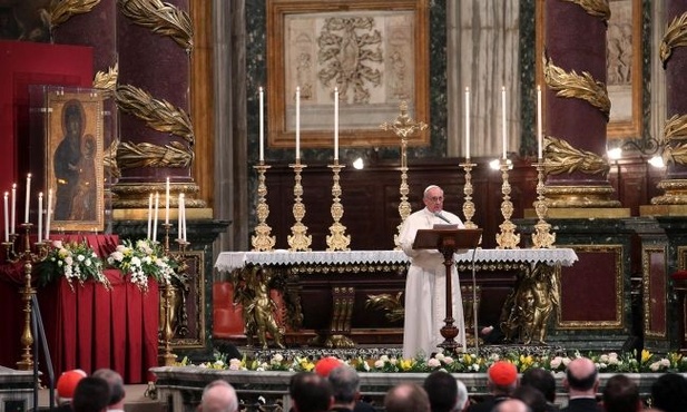 Różaniec z papieżem u Matki Bożej Większej