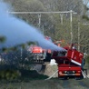 Pożar pociagu z chemikaliami