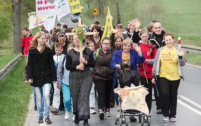  Pątnicy na szlaku w 2. rocznicę beatyfikacji