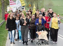  Pątnicy na szlaku w 2. rocznicę beatyfikacji