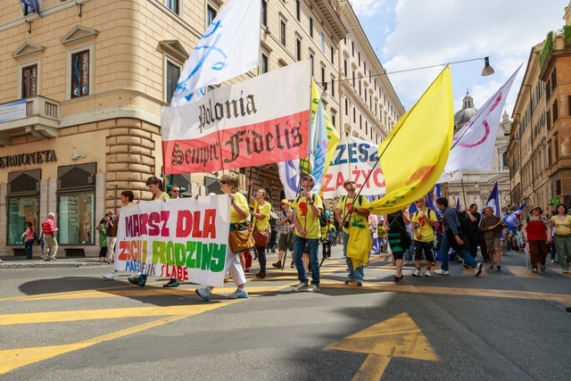Polacy na Marszu za Życiem w Rzymie