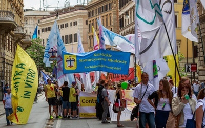 Polacy na Marszu za Życiem w Rzymie