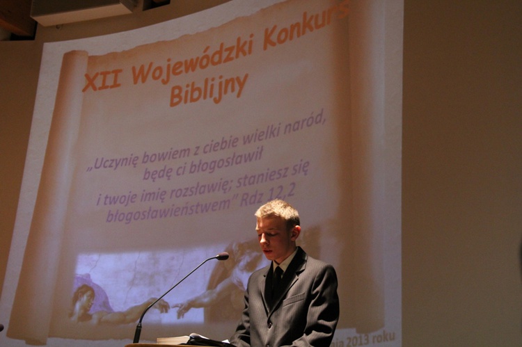 ​XII Wojewódzki Konkurs Biblijny