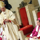Bp Józef Kupny w dniu ogłoszenia nominacji