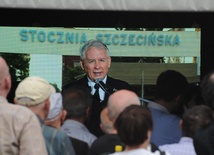 Kaczyński na konferencji "Więcej pracy"