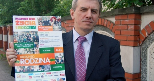 Do udziału w Marszu dla Życia i Rodziny zachęca jego koordynator Tadeusz Byzdra
