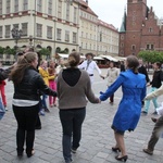 Tańce lednickie na rynku we Wrocławiu