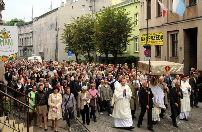 Procesja Bożego Ciała w Gliwicach