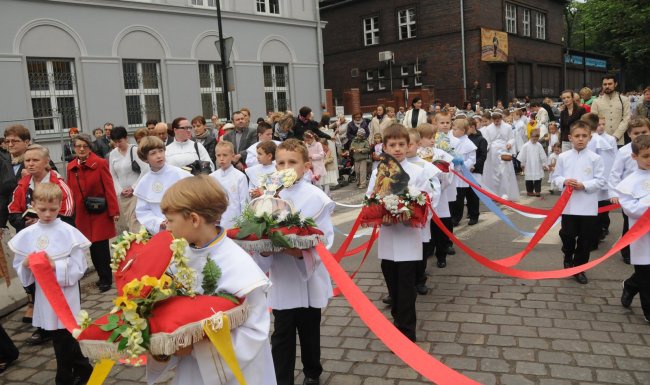 Procesja Bożego Ciała w Gliwicach