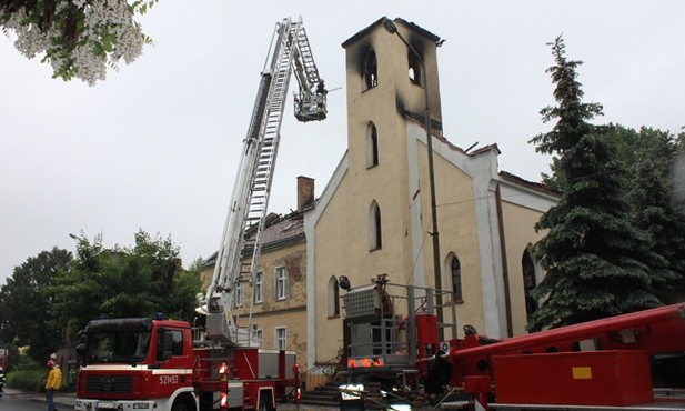 Pożar kościoła