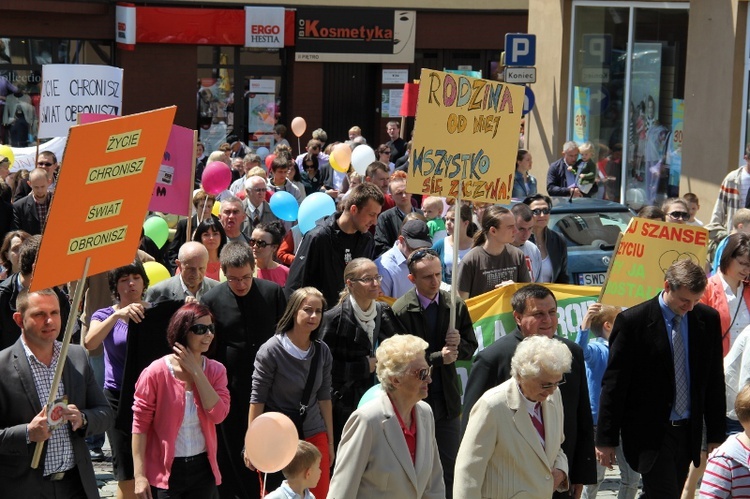 Marsz dla Życia i Rodziny - Wodzisław Śl. 2013